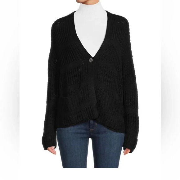 SAKS FIFTH AVENUE Wool Blend Cardigan - Picture 1 of 1